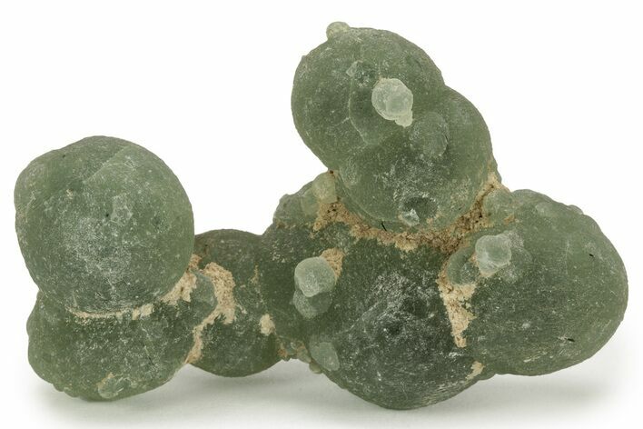 Botryoidal Prehnite and Epidote Inclusions - Mali #220463